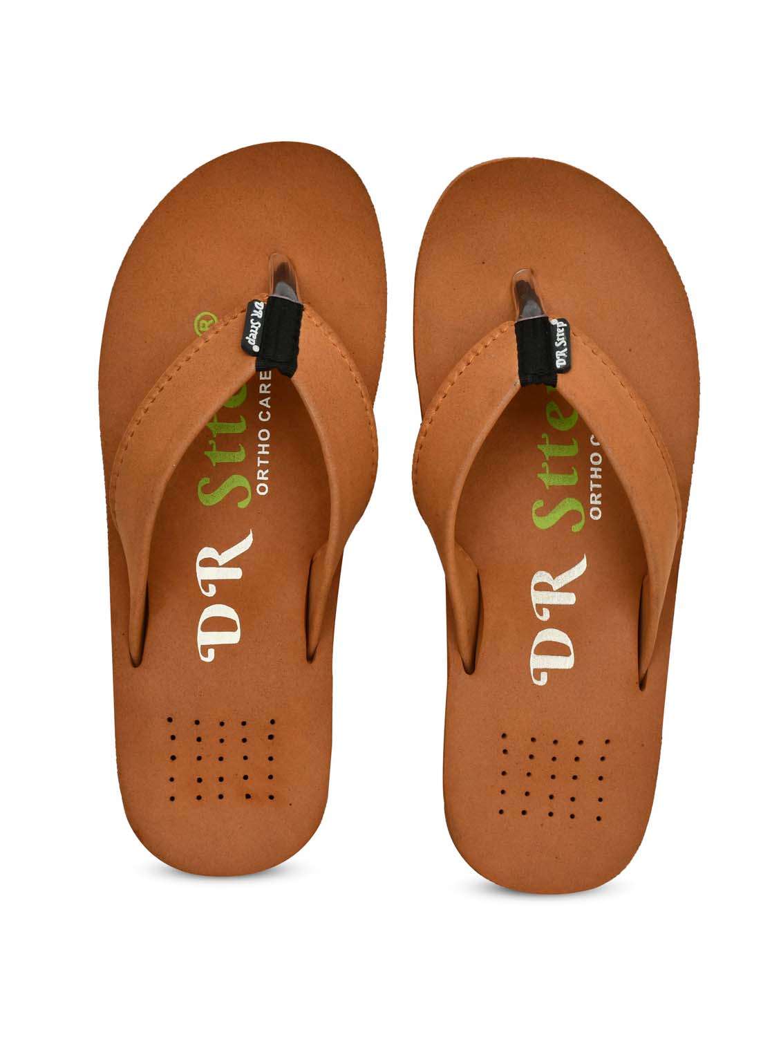 men brown slip on flip flop - 22074107 - Standard Image - 5