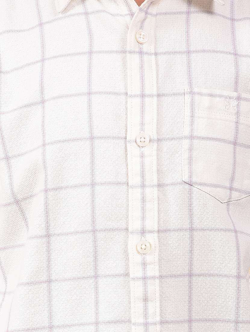 boys checkered long sleeve casual shirt - 22074331 -  Standard Image - 5