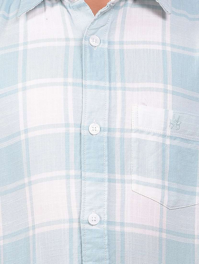 boys checkered short sleeve casual shirt - 22074336 -  Standard Image - 5