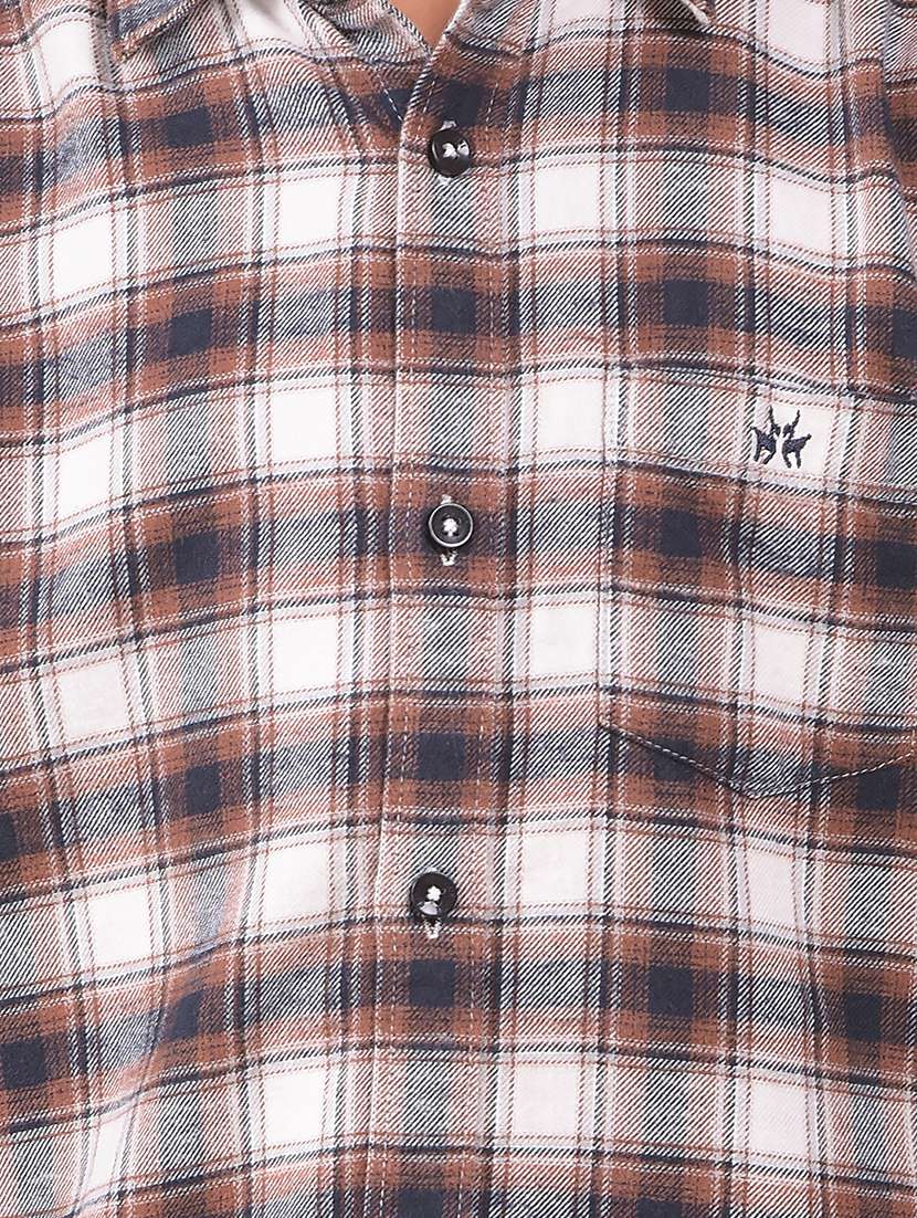 boys checkered long sleeve casual shirt - 22074337 -  Standard Image - 5