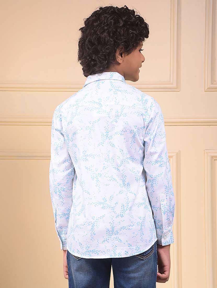 boys printed long sleeve casual shirt - 22074351 -  Standard Image - 3