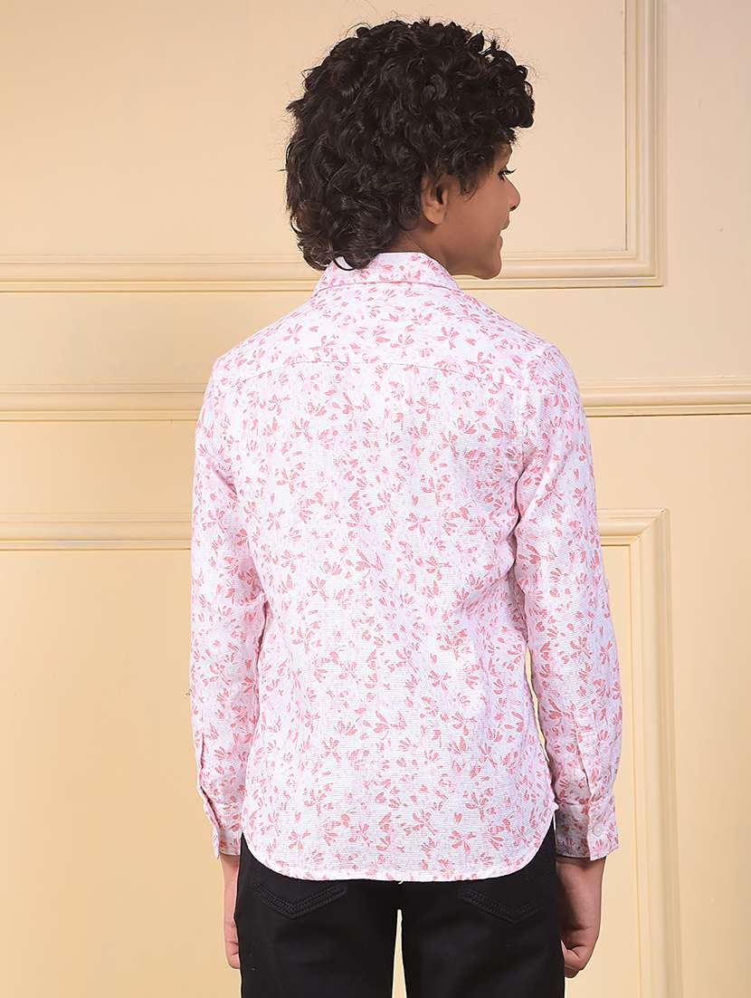 boys printed long sleeve casual shirt - 22074353 -  Standard Image - 3