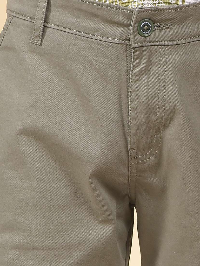 boys solid mid rise cargo  - 22074424 -  Standard Image - 5