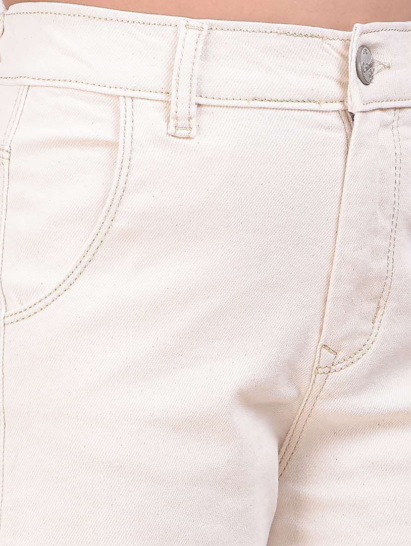 girls solid mid rise relaxed fit cargo - 22074454 -  Standard Image - 5