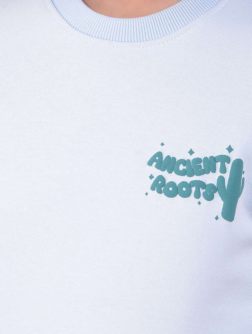 girls solid long sleeve sweatshirt - 22074483 -  Standard Image - 5