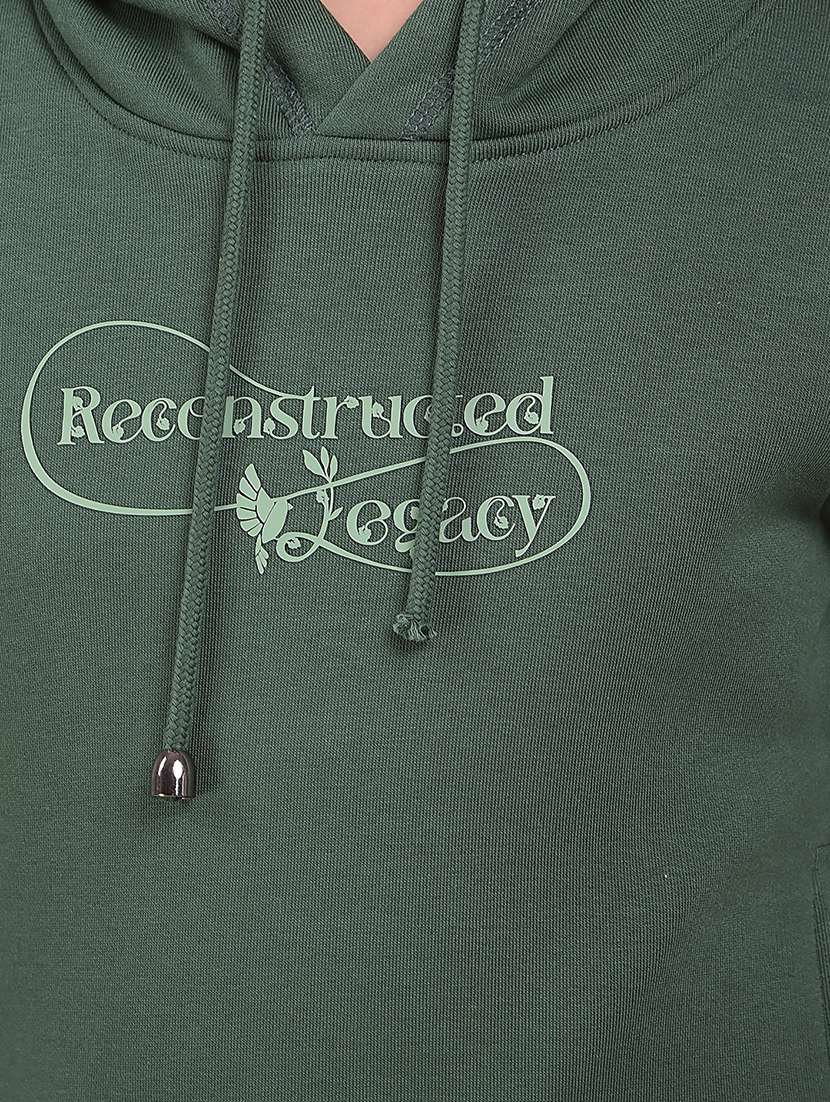 girls printed long sleeve hooded sweatshirt - 22074490 -  Standard Image - 5