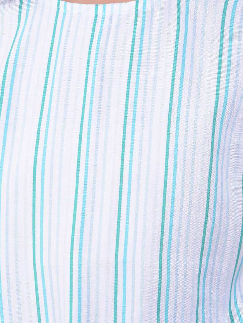 girls striped cap sleeves top - 22074494 -  Standard Image - 5