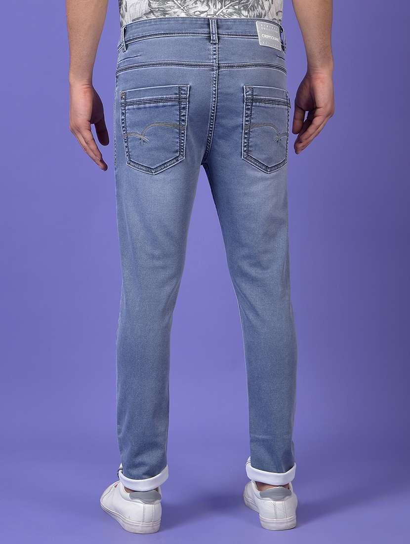 men washed mid rise full length jeans - 22074525 -  Standard Image - 3