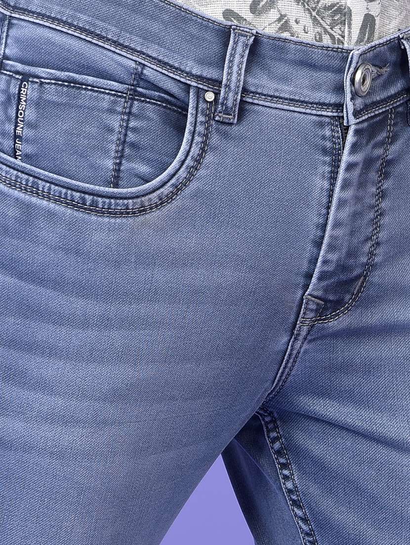 men washed mid rise full length jeans - 22074525 -  Standard Image - 5