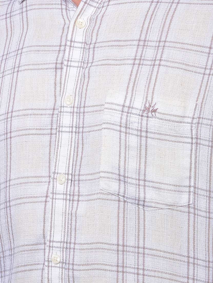 men checkered long sleeve regular fit casual shirt - 22074530 -  Standard Image - 5