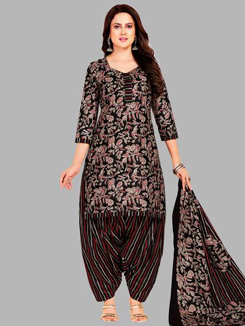 women printed unstitched salwar suit set - 22074721 - Standard Image - 0