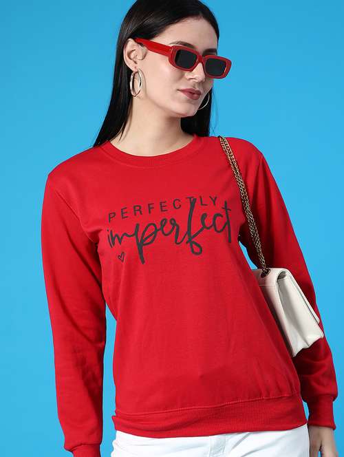 women printed long sleeve sweatshirt - 22074785 -  Standard Image - 0