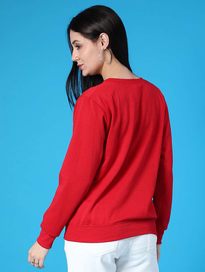 women printed long sleeve sweatshirt - 22074785 -  Standard Image - 3