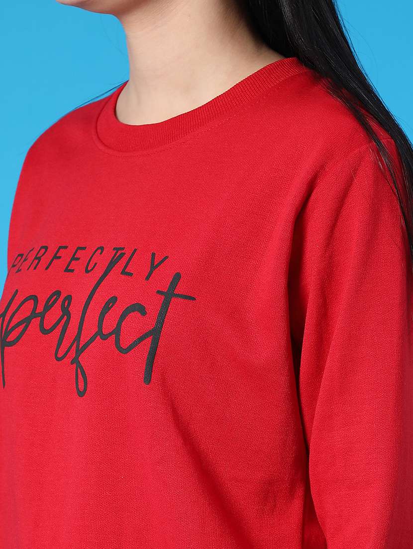 women printed long sleeve sweatshirt - 22074785 -  Standard Image - 5