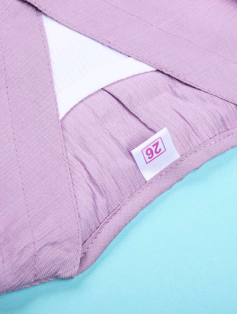 girls solid with work puff sleeve top - 22074871 -  Standard Image - 3