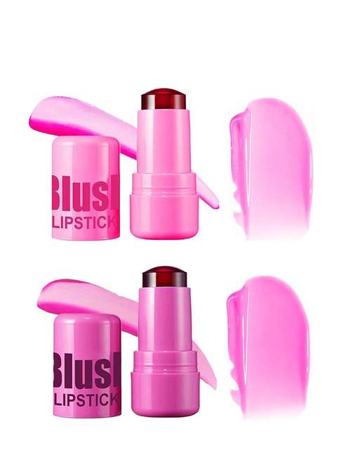jelly blush lipstick stick for cheek and lip stains & tints( pink & dark pink) - 22075134 - Standard Image - 0