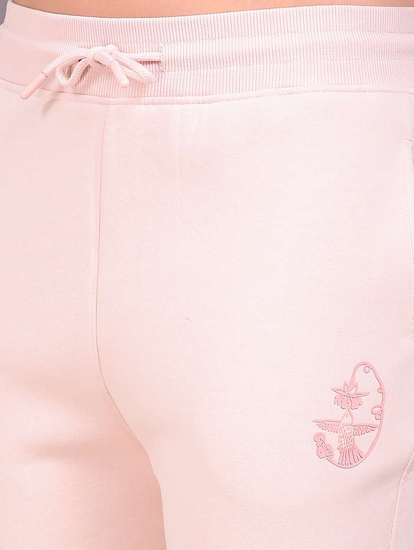 women solid mid rise regular fit track pant - 22075435 -  Standard Image - 5