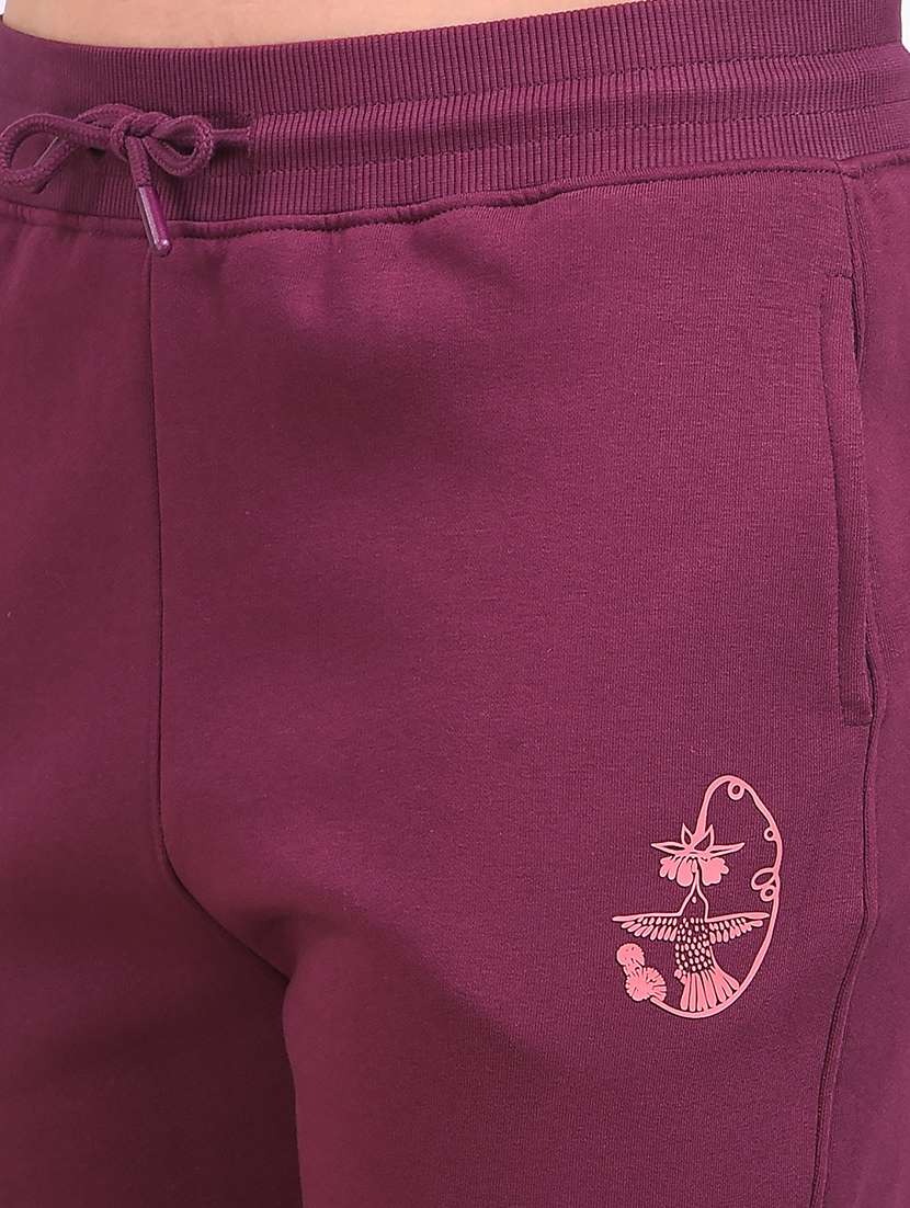 women solid mid rise regular fit track pant - 22075438 -  Standard Image - 5