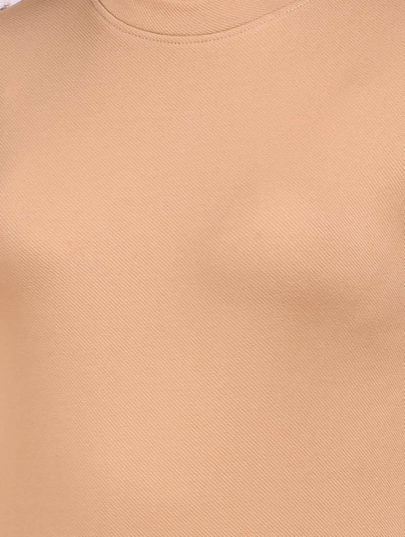 women solid round neck long sleeve sweatshirt - 22075441 -  Standard Image - 5