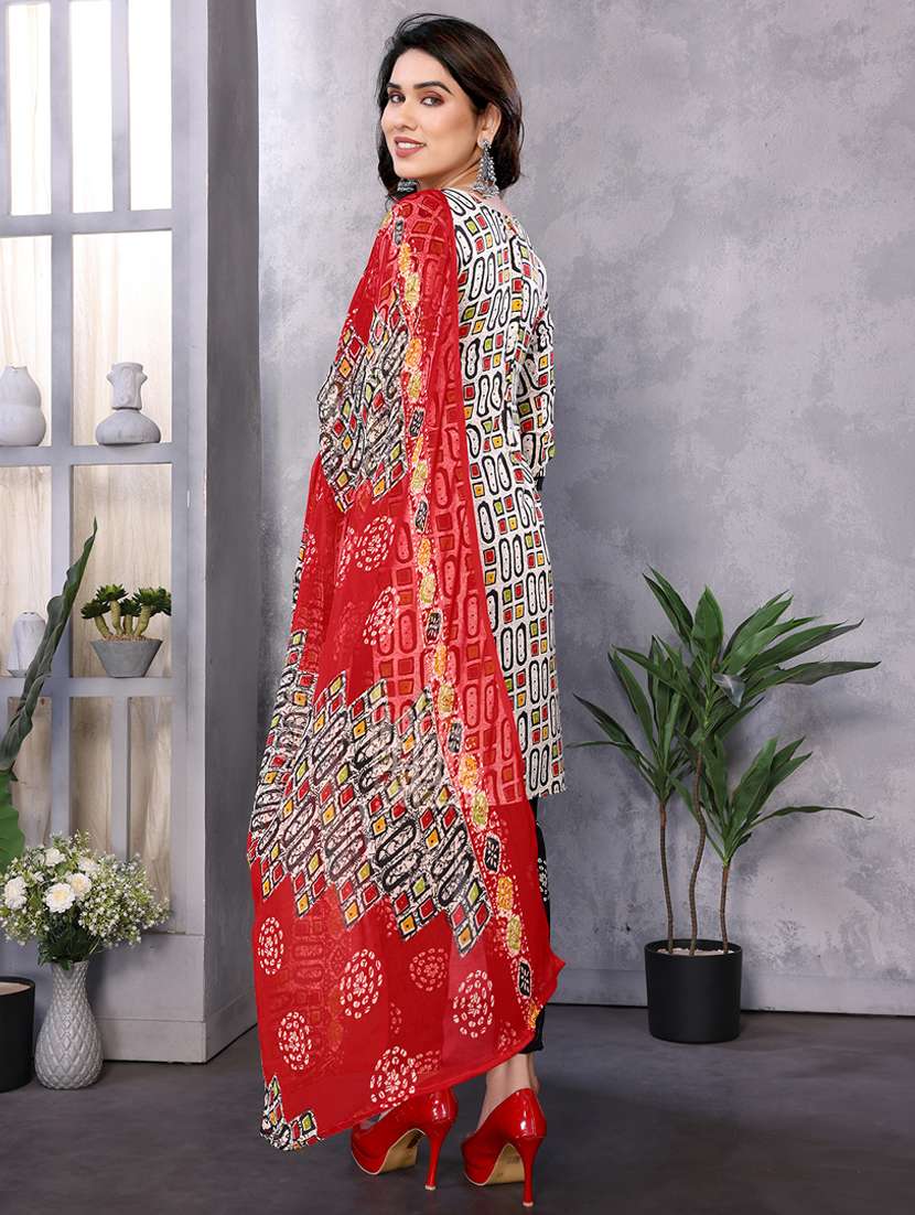 women printed unstitched suit set - 22075574 -  Standard Image - 3