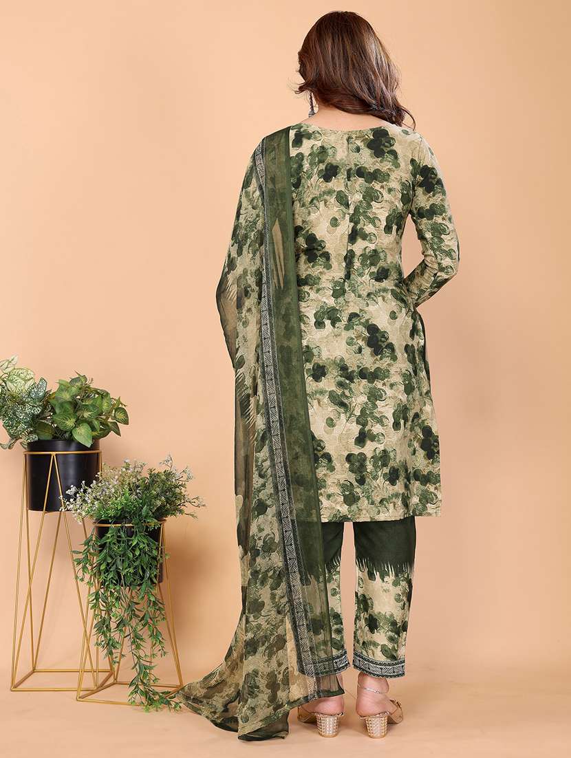 women printed unstitched suit set - 22075605 -  Standard Image - 3