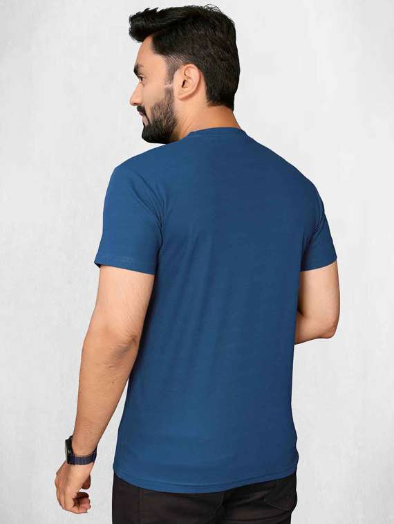 men solid short sleeve regular fit t-shirt - 22075844 -  Standard Image - 3