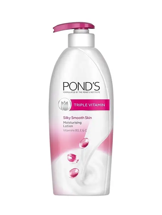 ponds-triple vitamin silky smooth lotion-600 ml - 22076146 -  Zoom Image - 0
