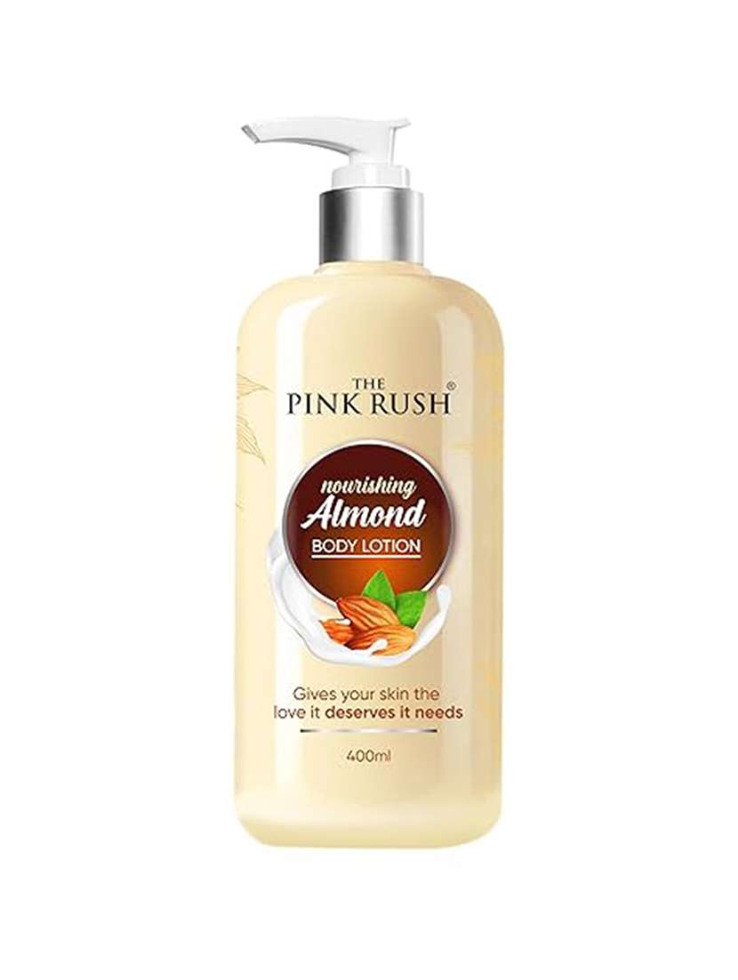the pink rush body lotion-nourishing almond 400 ml