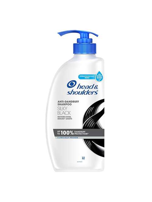 head & shoulders-anti dandruff silky black shampoo-650 ml - 22076231 - Standard Image - 0
