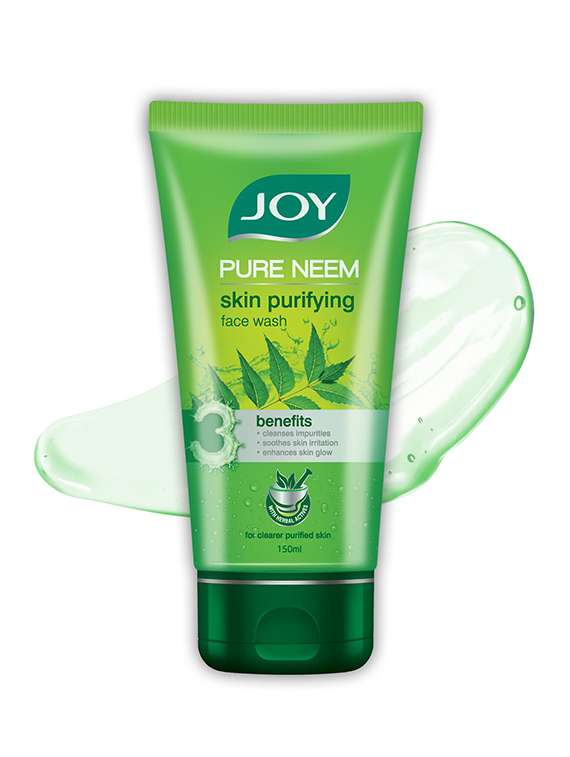 joy-pure neem skin purifying face wash-150 ml