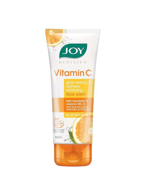 joy-revivify vitamin c glow reviving & dullness exfoliating face wash-150 ml - 22076265 -  Standard Image - 0