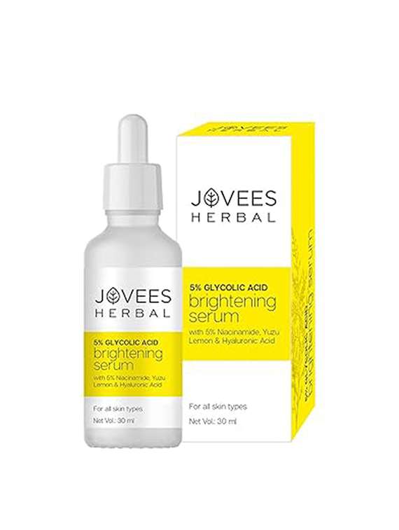 jovees glycolic acid brightening serum 30ml