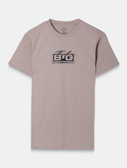 men chest print short sleeve regular fit t-shirt - 22076321 -  Standard Image - 0