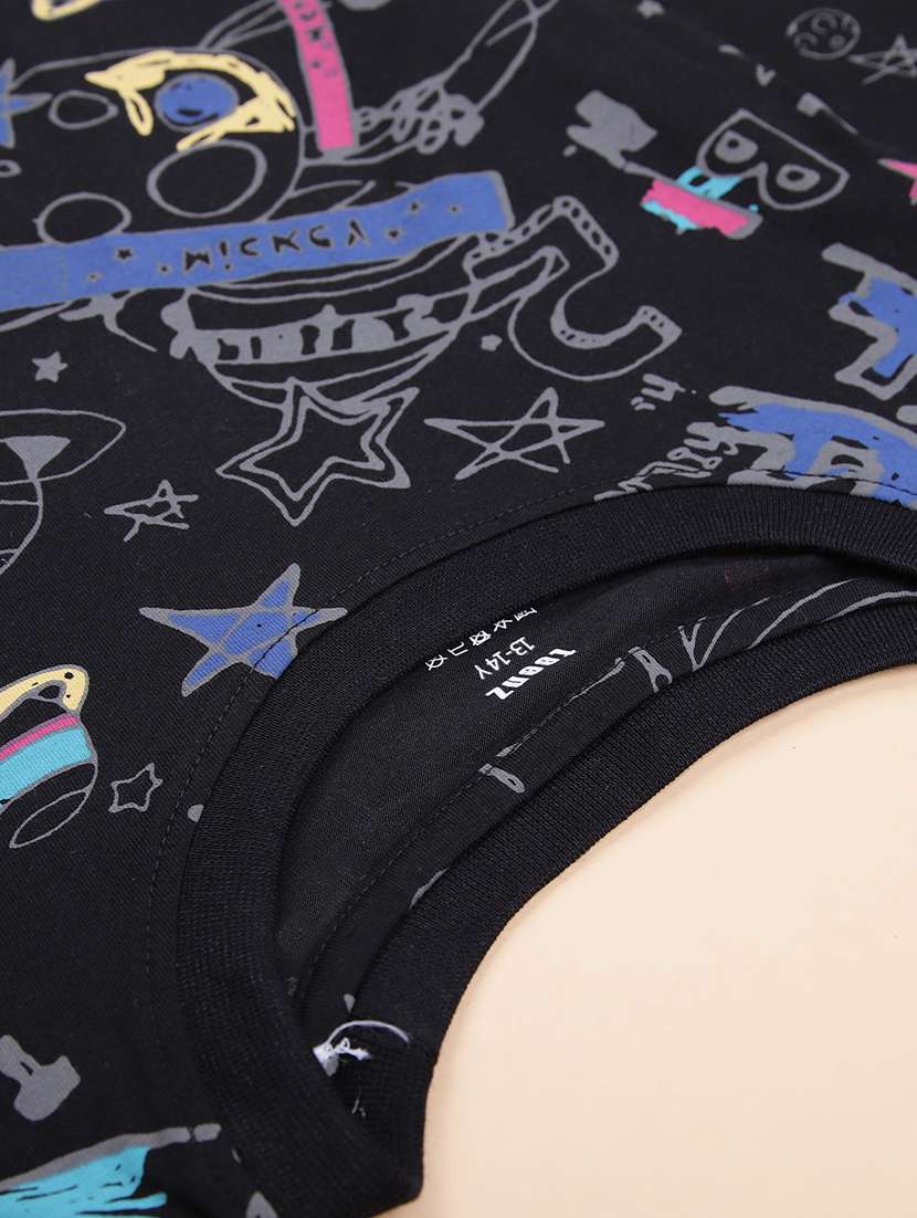 boys printed short sleeve regular fit t-shirt - 22076340 -  Standard Image - 3