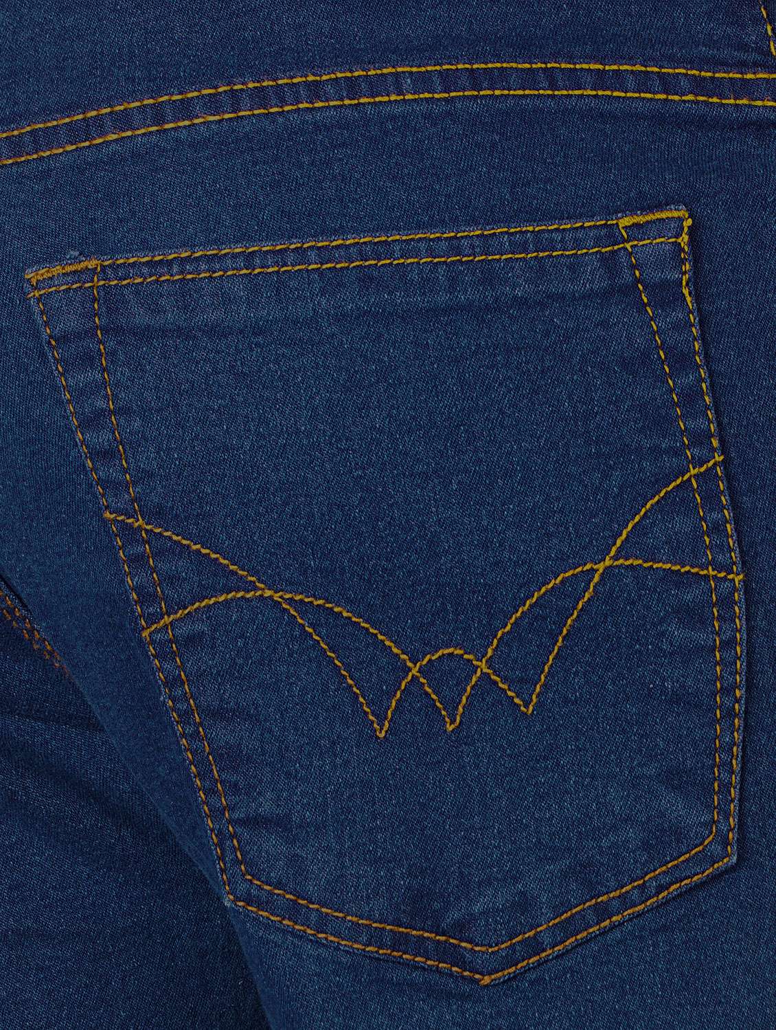 men plain mid rise full length jeans - 22076407 -  Standard Image - 5