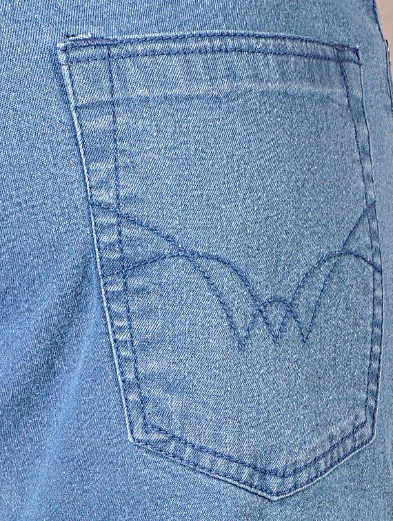 men plain mid rise full length jeans - 22076421 -  Standard Image - 5