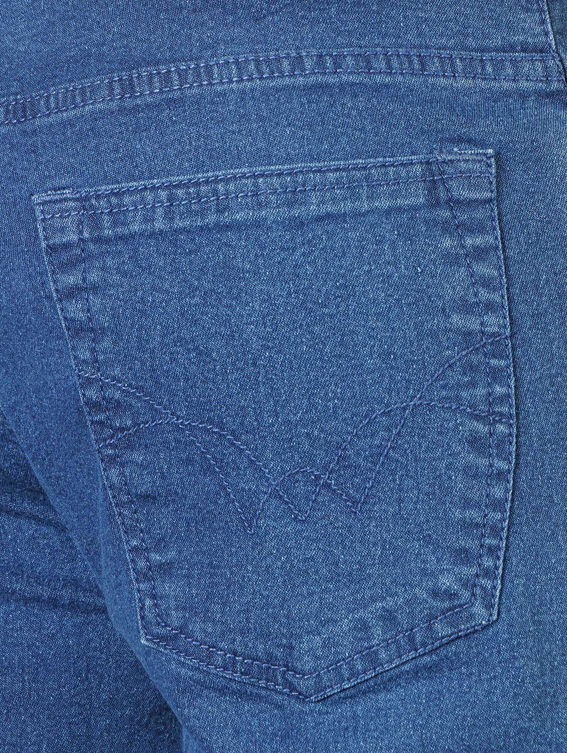 men plain mid rise full length jeans - 22076423 -  Standard Image - 5