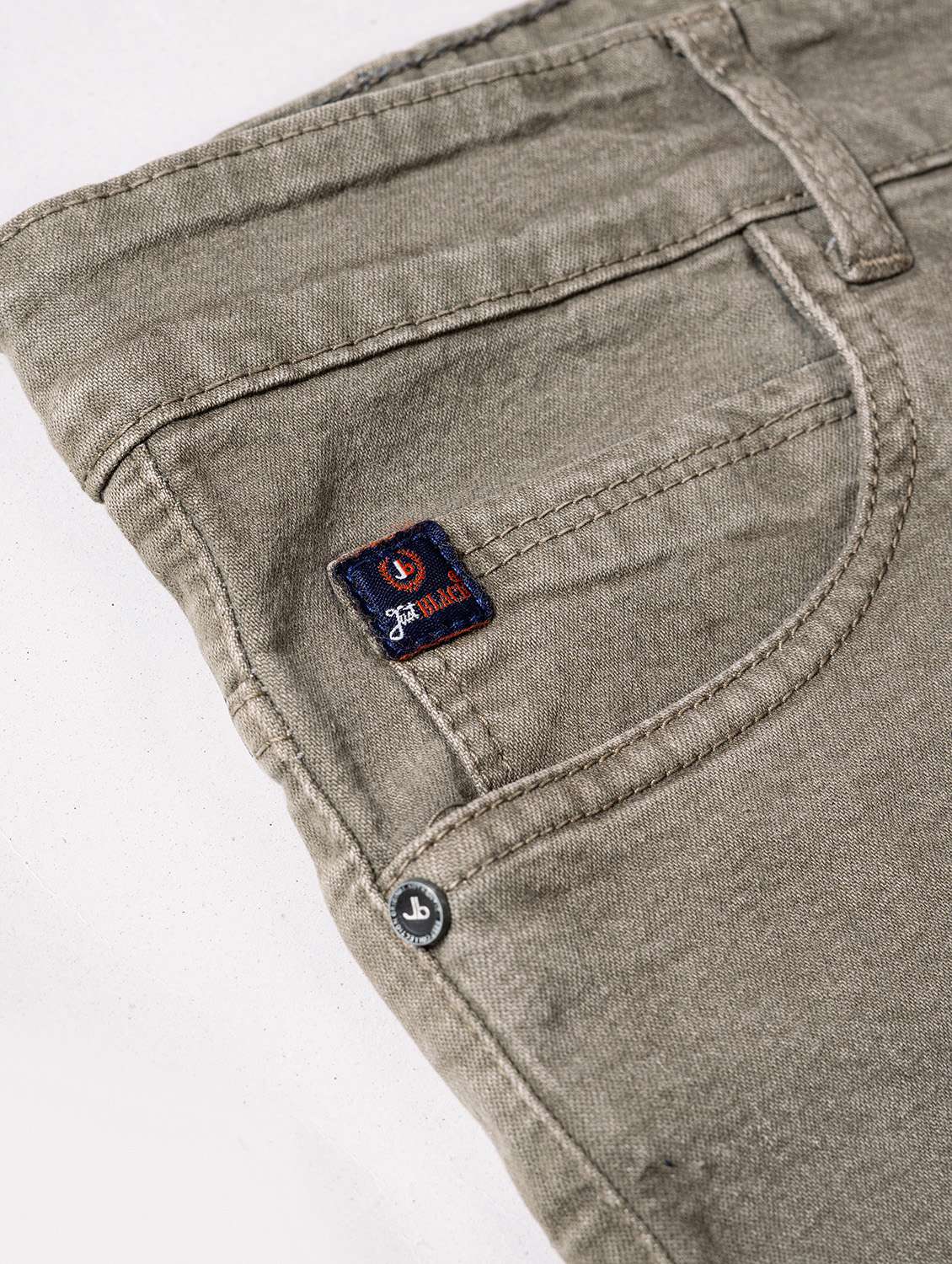 men plain mid rise full length jeans - 22076435 -  Standard Image - 3