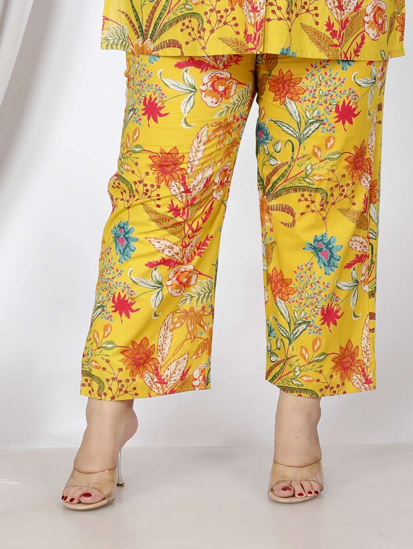 women three quarter sleeve plus size ethnic co-ord set - 22076451 -  Standard Image - 3