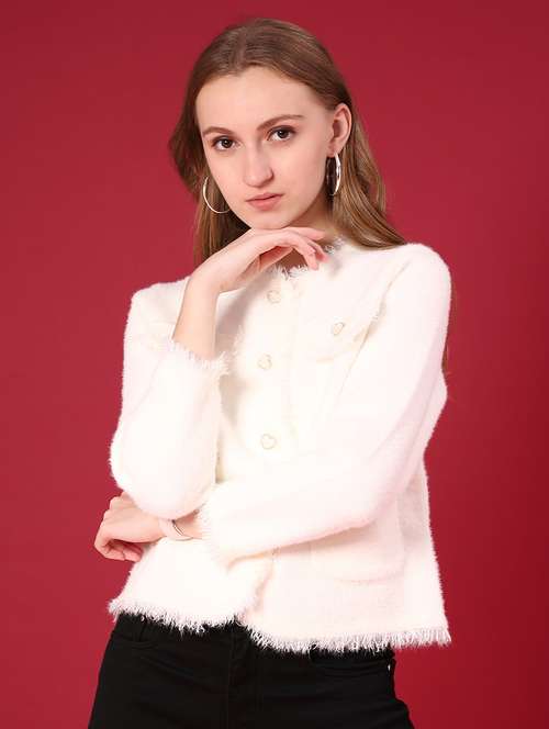 women solid long sleeve cardigan - 22077467 -  Standard Image - 0