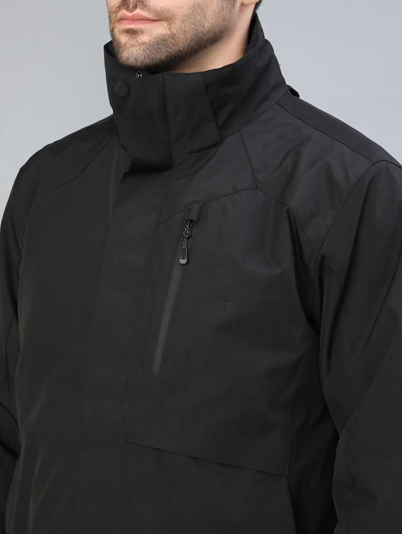 men solid long sleeve lightweight bomber jacket - 22077599 -  Standard Image - 5