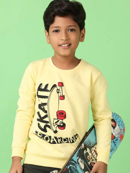 boys printed long sleeve sweatshirt - 22077734 -  Standard Image - 0