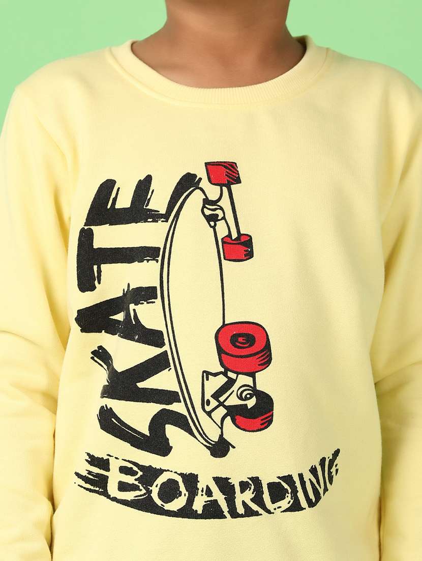 boys printed long sleeve sweatshirt - 22077734 -  Standard Image - 5