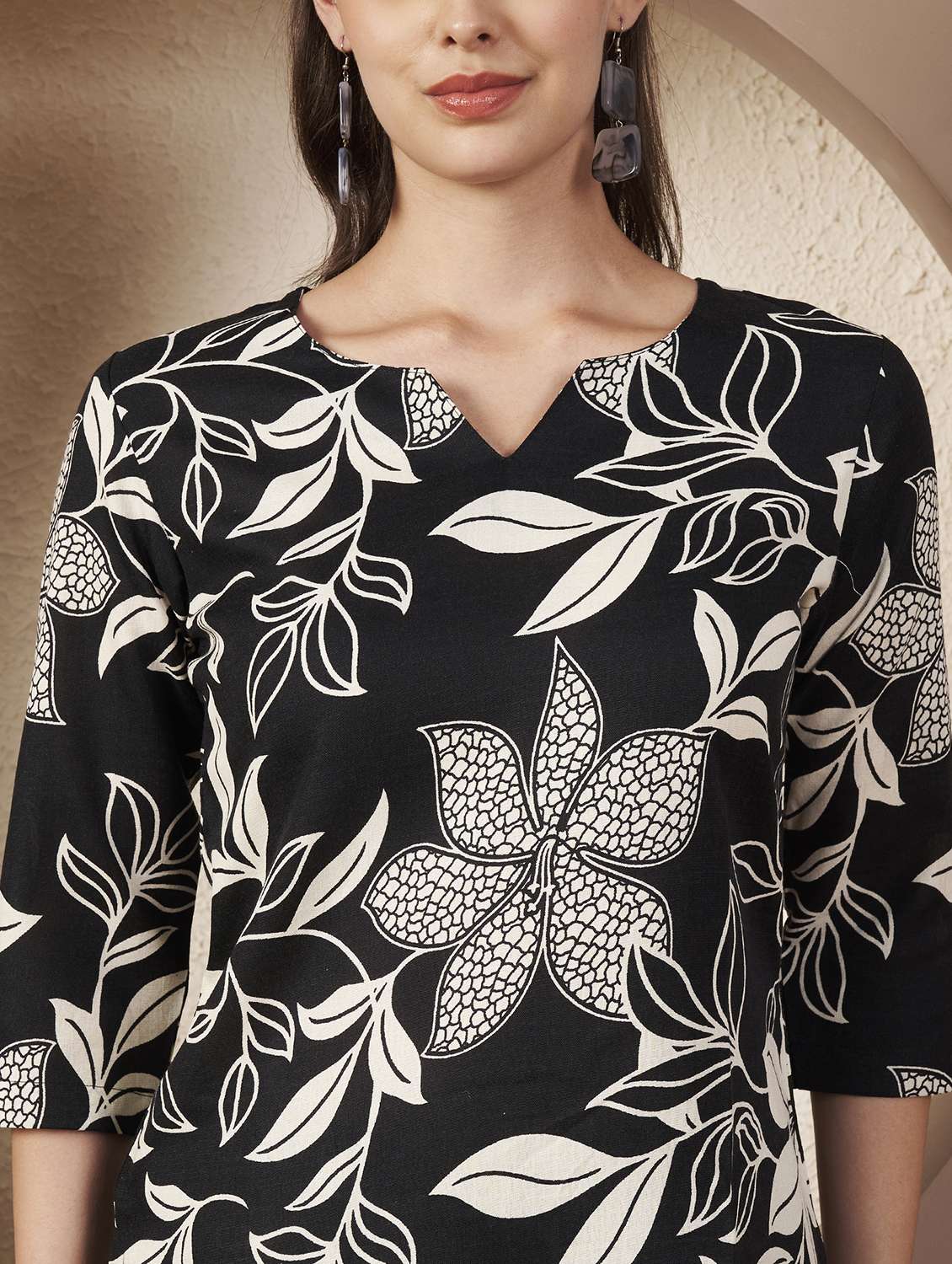 women floral print top and trouser co-ord set - 22077824 - Standard Image - 5