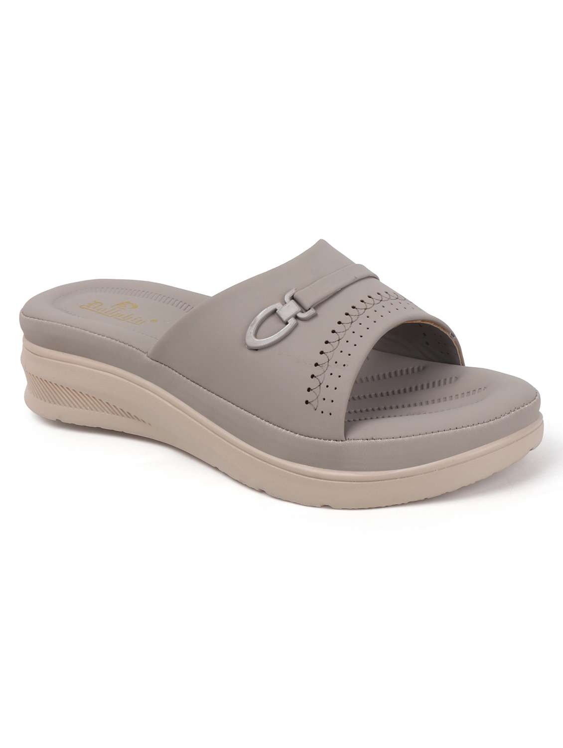 women grey slip on wedge - 22078287 - Standard Image - 3