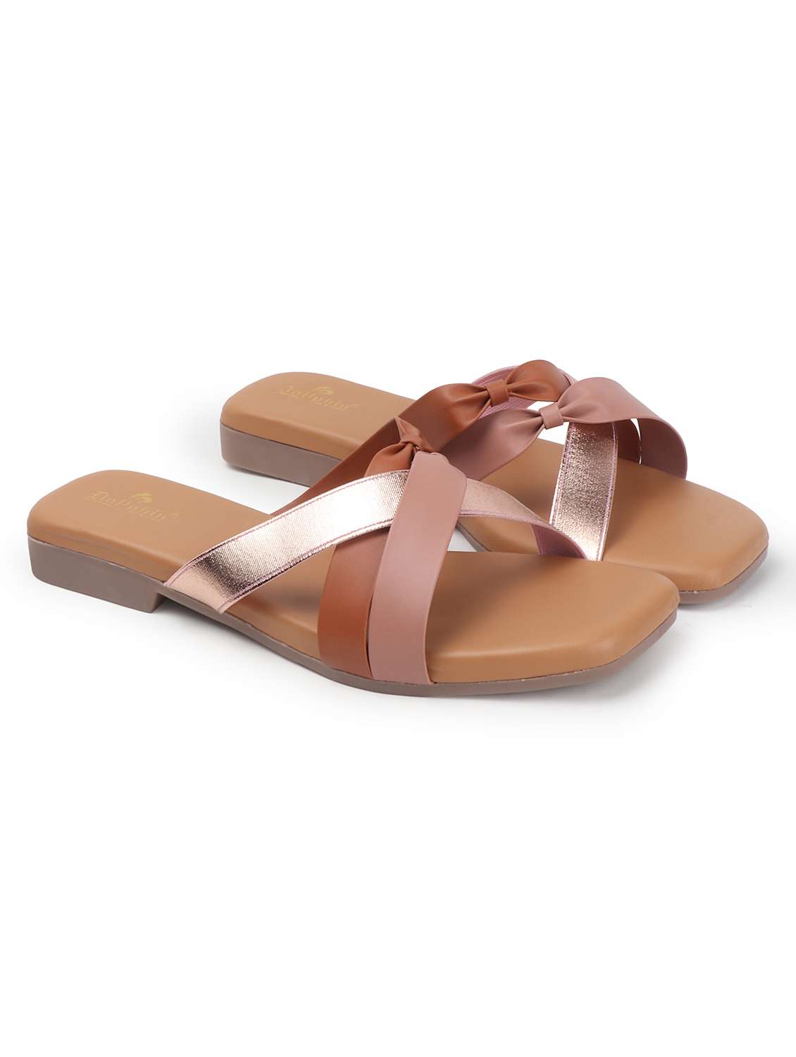 women solid slip on flats - 22078293 - Standard Image - 3