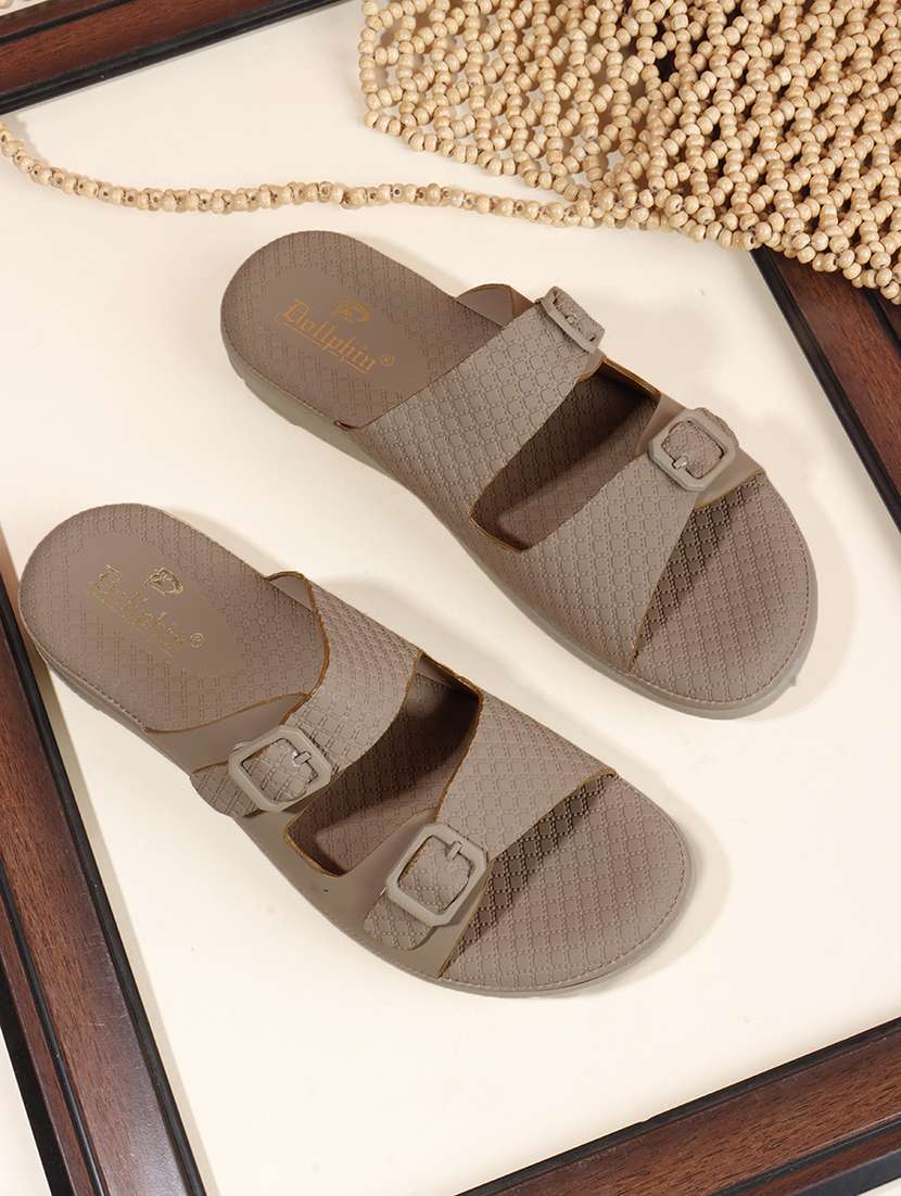 women solid slip on flats