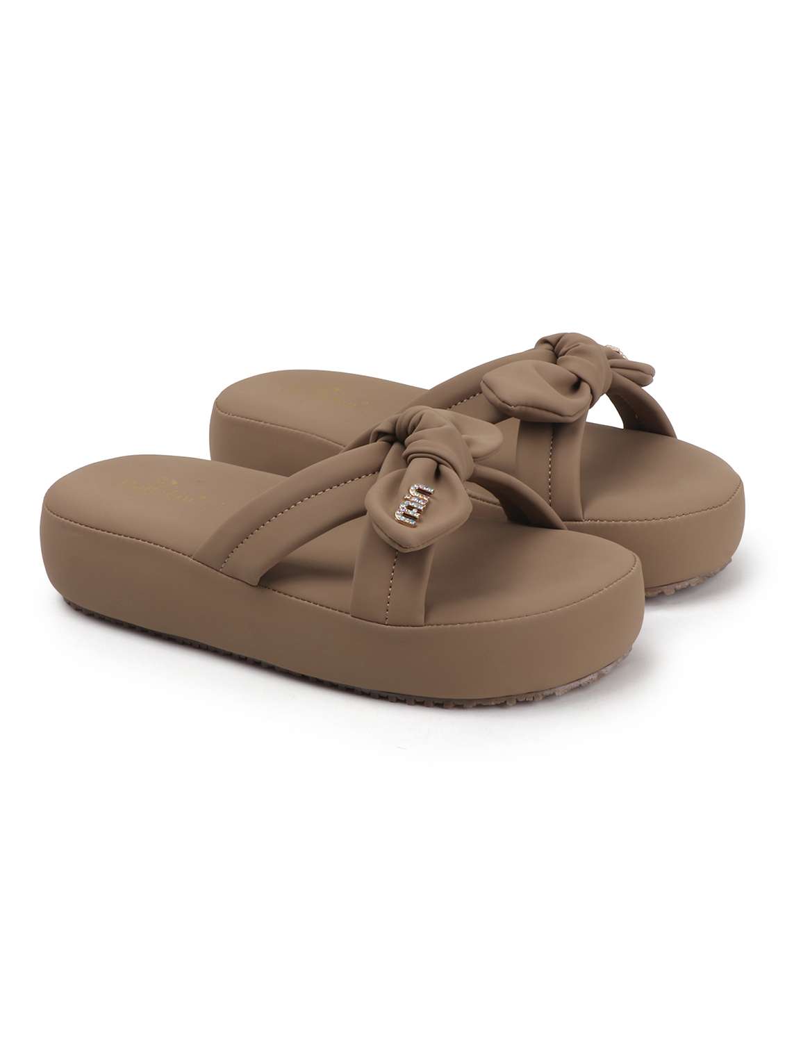 women solid slip on wedges - 22078315 - Standard Image - 3