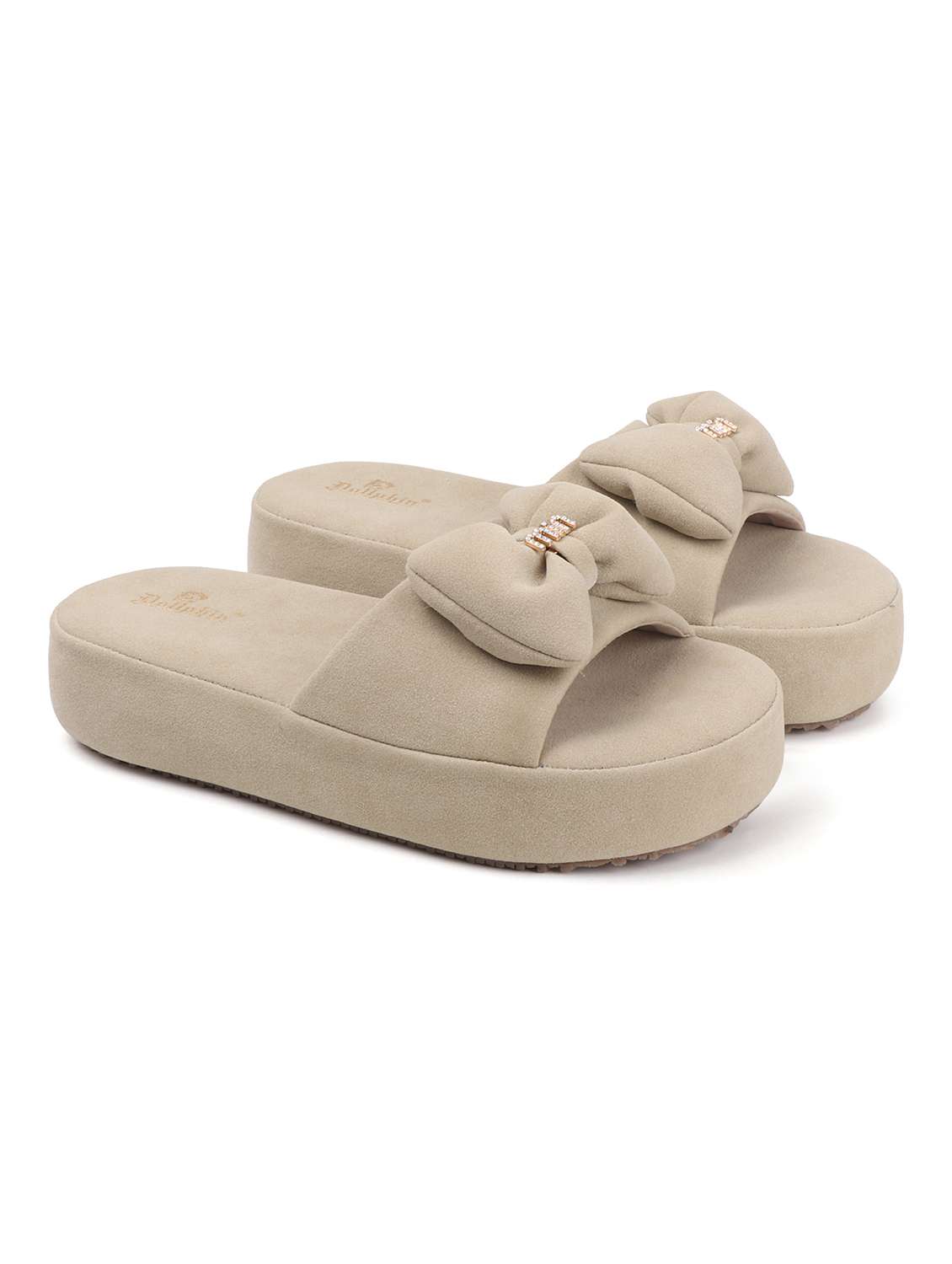 women solid slip on wedges - 22078327 - Standard Image - 3