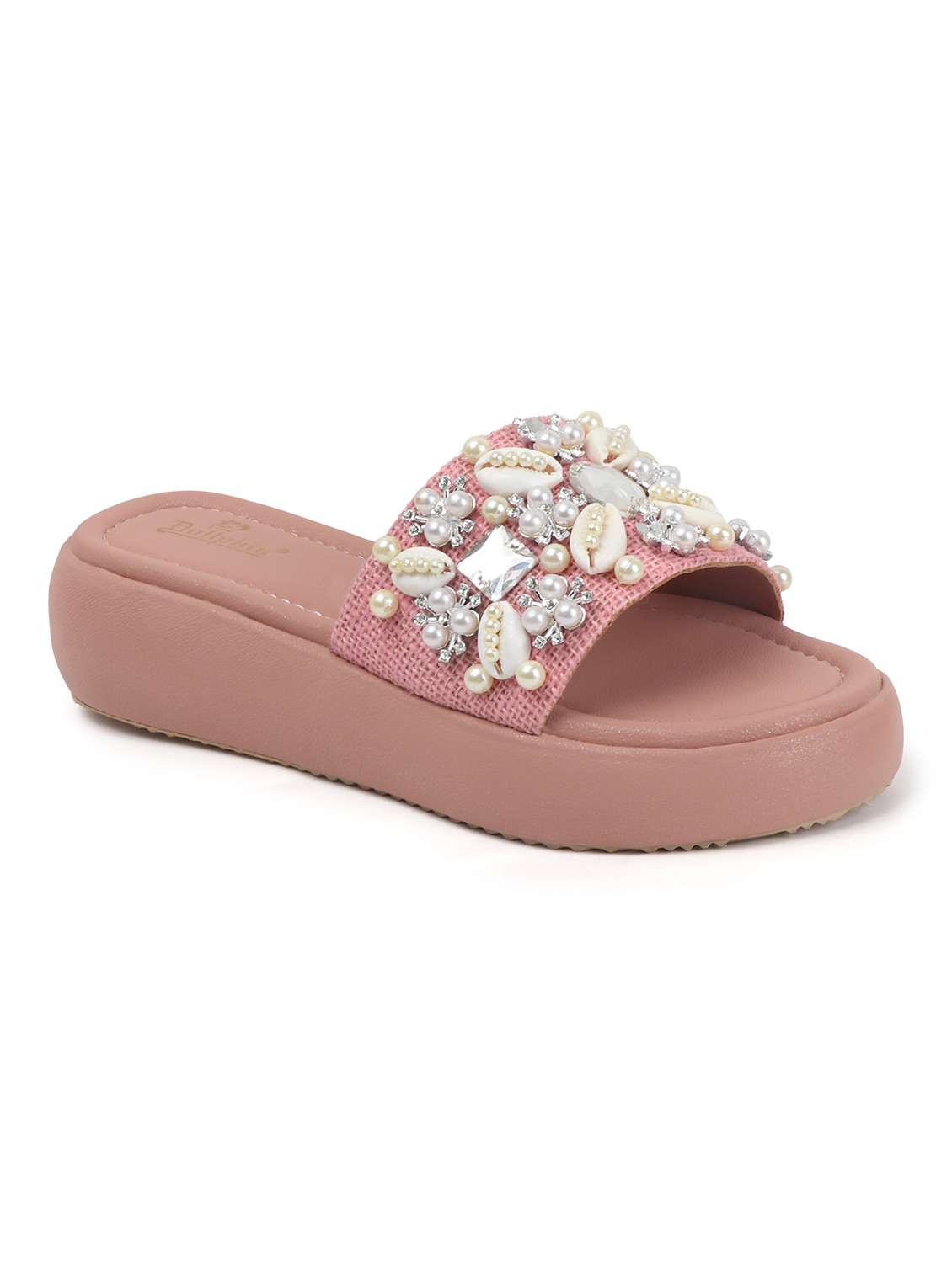 women embellished slip on wedge - 22078349 - Standard Image - 3